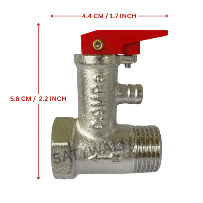 Geyser NRV Safety Valve 1/2 inch 0.9MPa Pressure for Electric Water Geyser - Image 2
