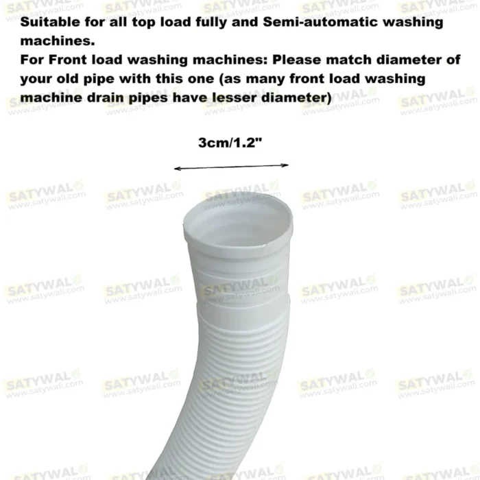 Washing Machine Flexible Outlet Drain Hose Pipe
