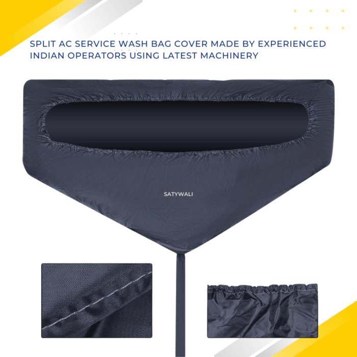 Split AC Servicing Wash Cover Bag