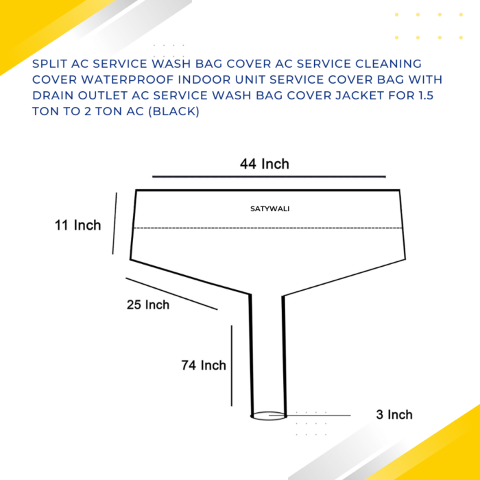 Split AC Servicing Wash Cover Bag