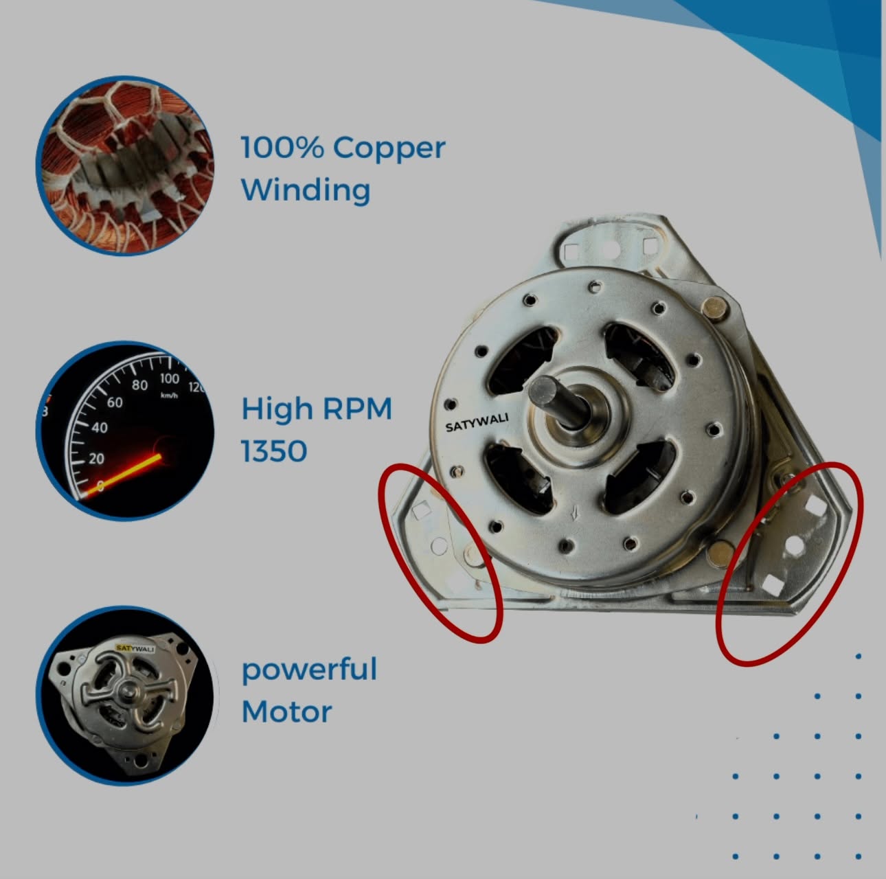 Spin Motor Water Proof