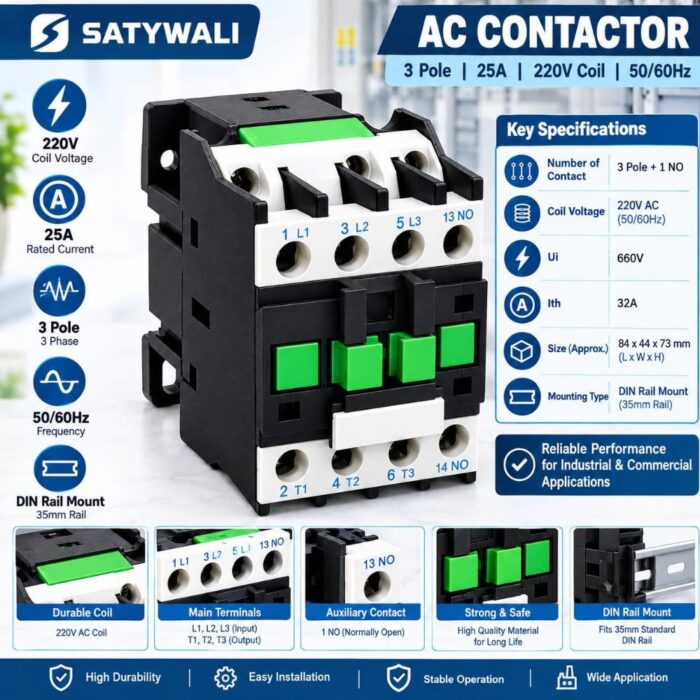 3 Pole Contactor 32A